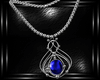 blue classy necklace
