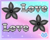 Grey Love Flower Sign