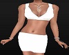 White skirt and top