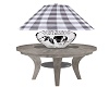 COUNTRY COW LAMP/TABLE