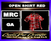 OPEN SHIRT RED