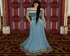 Medieval blue gown