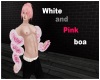 White and Pink Boa