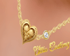 Gold Heart Necklace <3