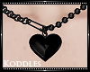 ☠ Heart Necklace M