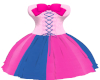 Pink & Blue Dress