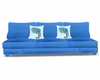 blue sofa