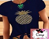 Navy Blu Pineapple Shirt