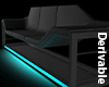 [A] Black Neon couch