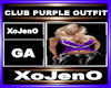 CLUB PURPLE OUTFIT