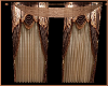 Brown formal Curtains