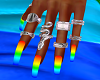 FG~ Pride Nails + Rings