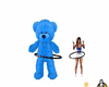 Teddy Bear- Blue Light