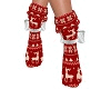 *Red Xmas Sweater Socks*