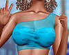 Glam Turquoise Sheer