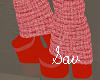 Red Boots/Warmers