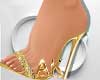 Gold Victoria Pumps