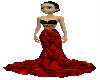 Gold, Black & Red Dress