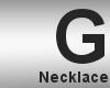 L- Glenn necklace black