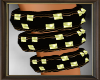 Gold Black Braclets R/L