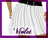 (V) White skirt