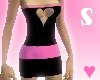 *S*Pink Heart Dress