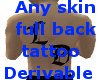 [LD]any skin back tattoo