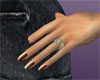 {KAY} wedding ring L