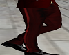 BURGUNDY TUXEDO PANTS