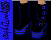 Rave Boot Black n Blue