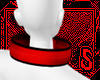 [S] Red Velcro Collar
