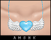 [A] Angel necklace blue