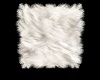 White fur rug