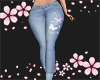 Blue Butterfly Jeans Rll
