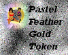Pastel Feather Gold