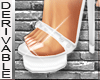 [JG] White Shoes Heels