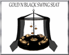(TSH)GOLD N BLACK SEAT