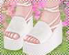 w.Platform Sandals White