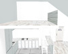cozy white loft apt
