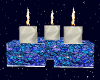 Blue Mosiac Candle Cubes