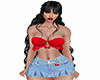 cherry outfit - red