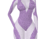 Purple Glitter Jumpsuit