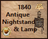 1840 Antiq Nstand/Lamp