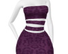 purple print dress  RLL
