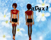 Hearts - red black