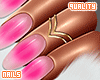 q. Pink Aura Nails S