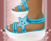 *J* Blue Star Sandals