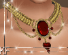 Scarlet Gold Necklace
