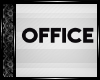 Black Office Sign