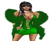 GREEN *X-MAS* FUR